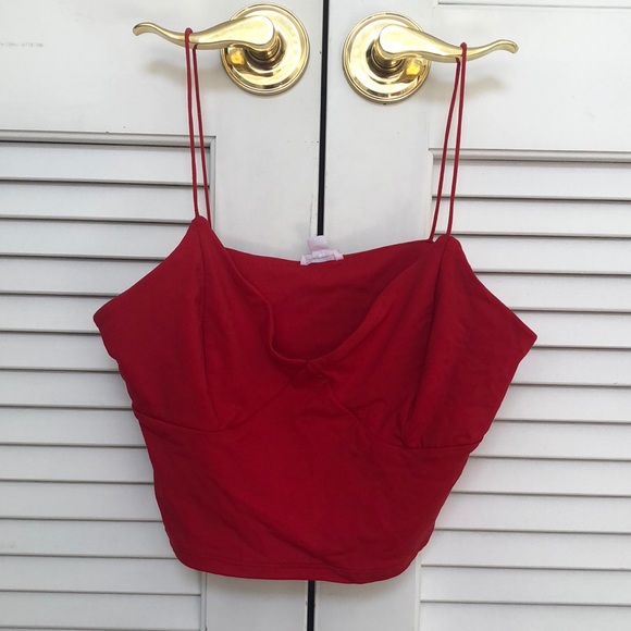 garage red cami top - Picture 4 of 4